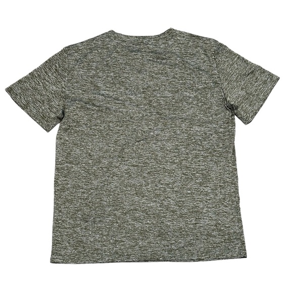 Men’s MYANM Vogue Brand Large Henley Short Sleeve T-Shirt Top Tee Green Stretch - Picture 4 of 7